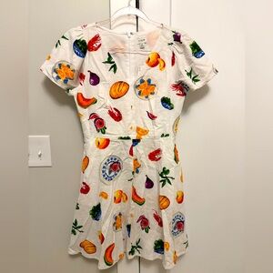 Brand New J.Crew Women’s Fruit Print Dress